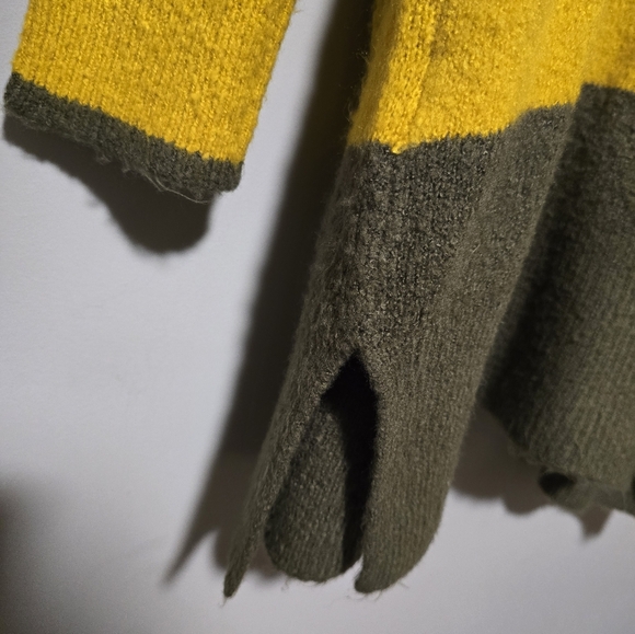 Fall Jordache Color Block Open Front Long Knit sweater - Picture 4 of 7